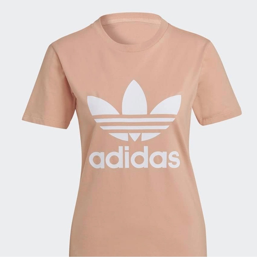 Child Adidas ambient blush colored tee. Used. Large.